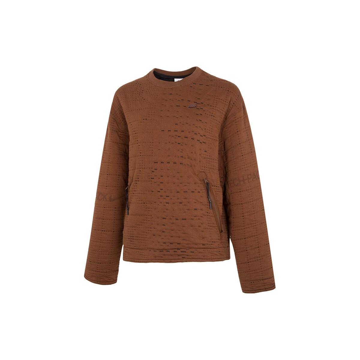 

New Nike THERMA FIT ADV Sweatshirts Women s Brown DM6175-259 M