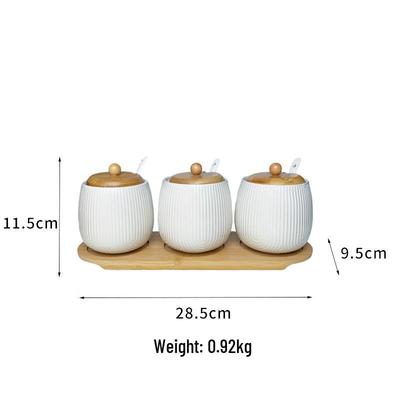 Ceramic Kitchen Seasoning Jar Set