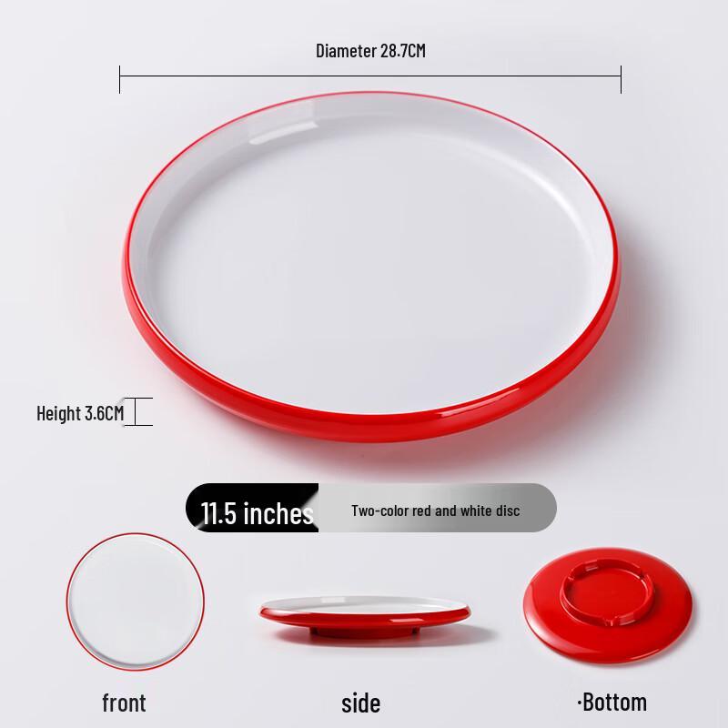 

Nordic Style Melamine Round Dinner Plate