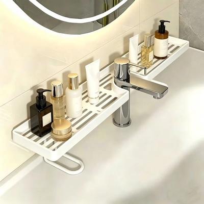 Mesh Bathroom Storage Rack Universal Counter Organizer Multi-functional Sink Shelf Box  Household