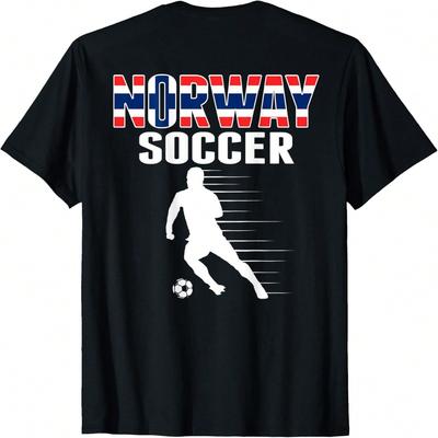 Norway Soccer Fans Jersey - Proud Norwegian Football Lovers T-Shirt(1)