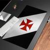 Red Cross CR Flamengo mouse pad, rubber base, esports desk mat, mouse pad for gamers and office use, gaming desk , easy to clean mat