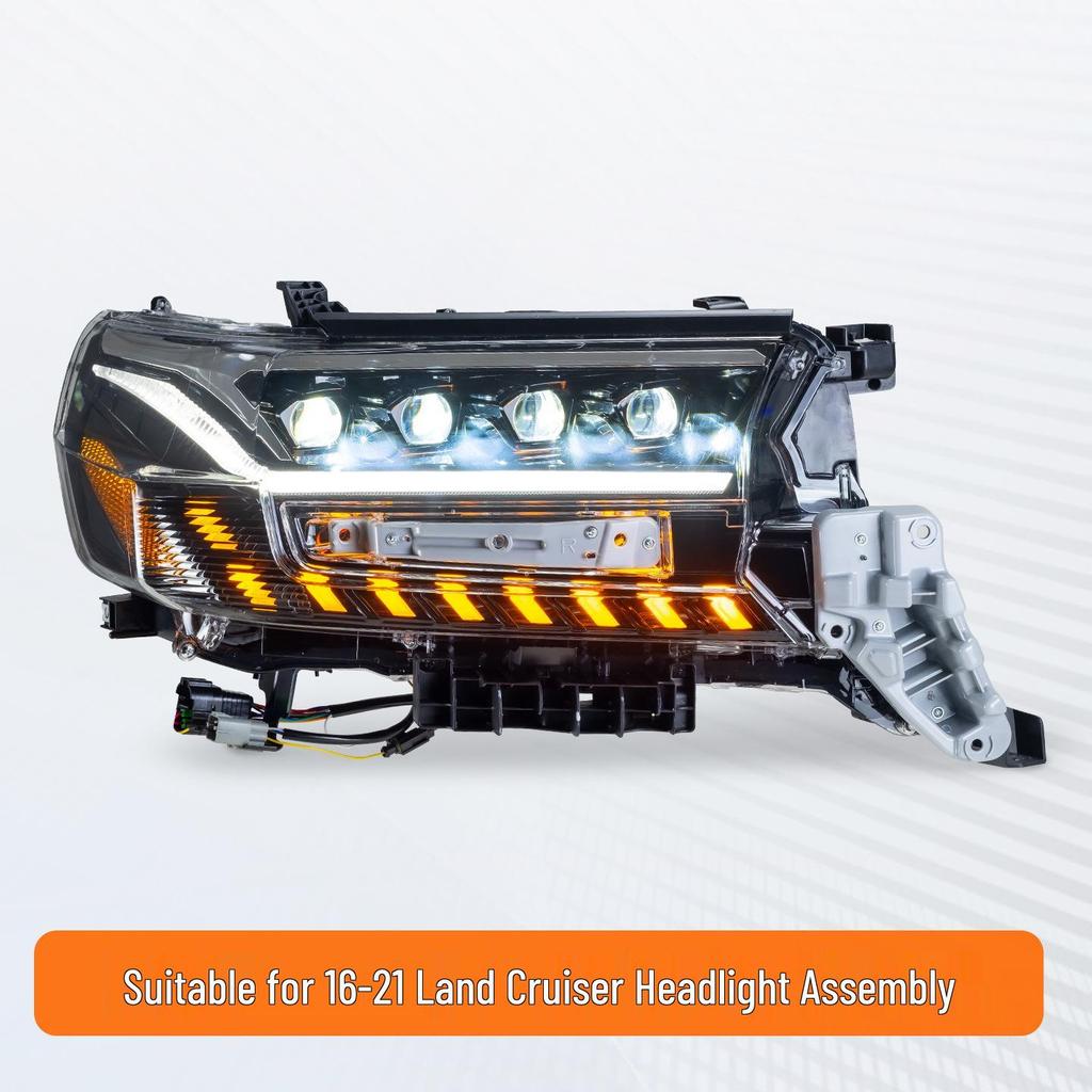LED Projector Headlight Assembly for 2016-2021 LC200 Land Cruiser