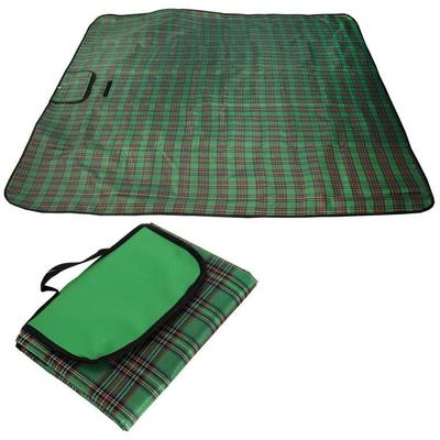 Picnic Mat with Waterproof Blanket 145x180cm Green - Portable and Comfortable for Beach, Camping and Picnic