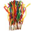 12Pcs Rainbow Dance Ribbon Streamers For Kids Gymnastics Party Favors Tactile Development Toy Sets Juegos Para Fiestas De Niños