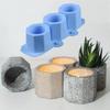 Molde de Silicona Octogonal para Maceta DIY Macetero Geométrico de Hormigón Cemento para Suculentas Moldes Artesanía de Resina Epoxi Fabricación de Botellas