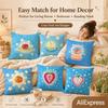2D Flat Printed Cute Fruit Apple Strawberry Starry Blue Pillow Cover Soft Peach Skin Throw Cushion Case Living Room Bed Decor