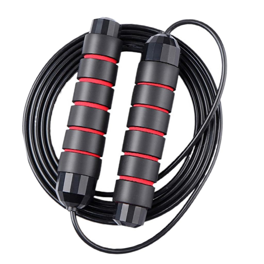 Adjustable Jump Rope Steel Wire Skipping Rope Fast Burning Workout Speed Training Jumping Rope for Students Adults