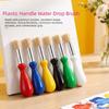 4/6 Pcs Natural Bristle Painting Brushes Plastic Handle Watercolor Brushes Paint Brush Set  New Year
