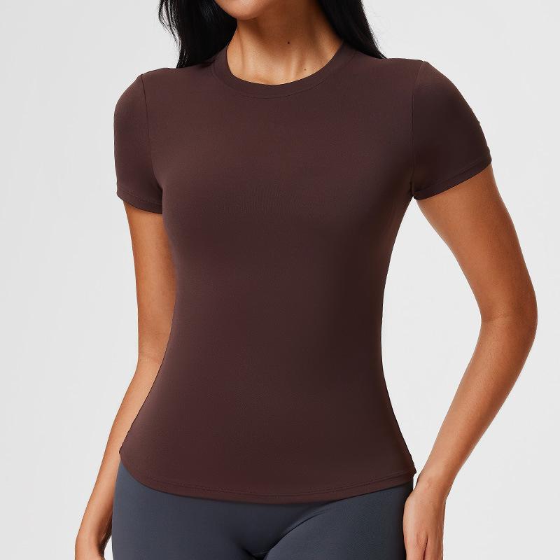 Slim Fit Sports Short Sleeve – Quick Dry Athletic Shirt – Sweat Wicking & Stretchy – Ideal for Crossfit Pilates Daily Training