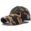 Papa Baumwollnaht Bestickt USA Kappe Baseball Camouflage Herren Hüte Mode Damen Verstellbar Hip Hop Urban Street Style Kappen Sommer Outdoor Sonne