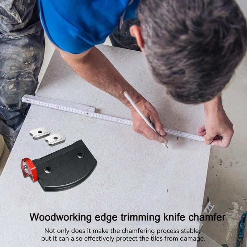 Edge Banding Trimmer Chamfer Burr Scraper For Woodworking Sturdy Wood Crafts Furniture Edge Trimming Tools Aluminum Alloy