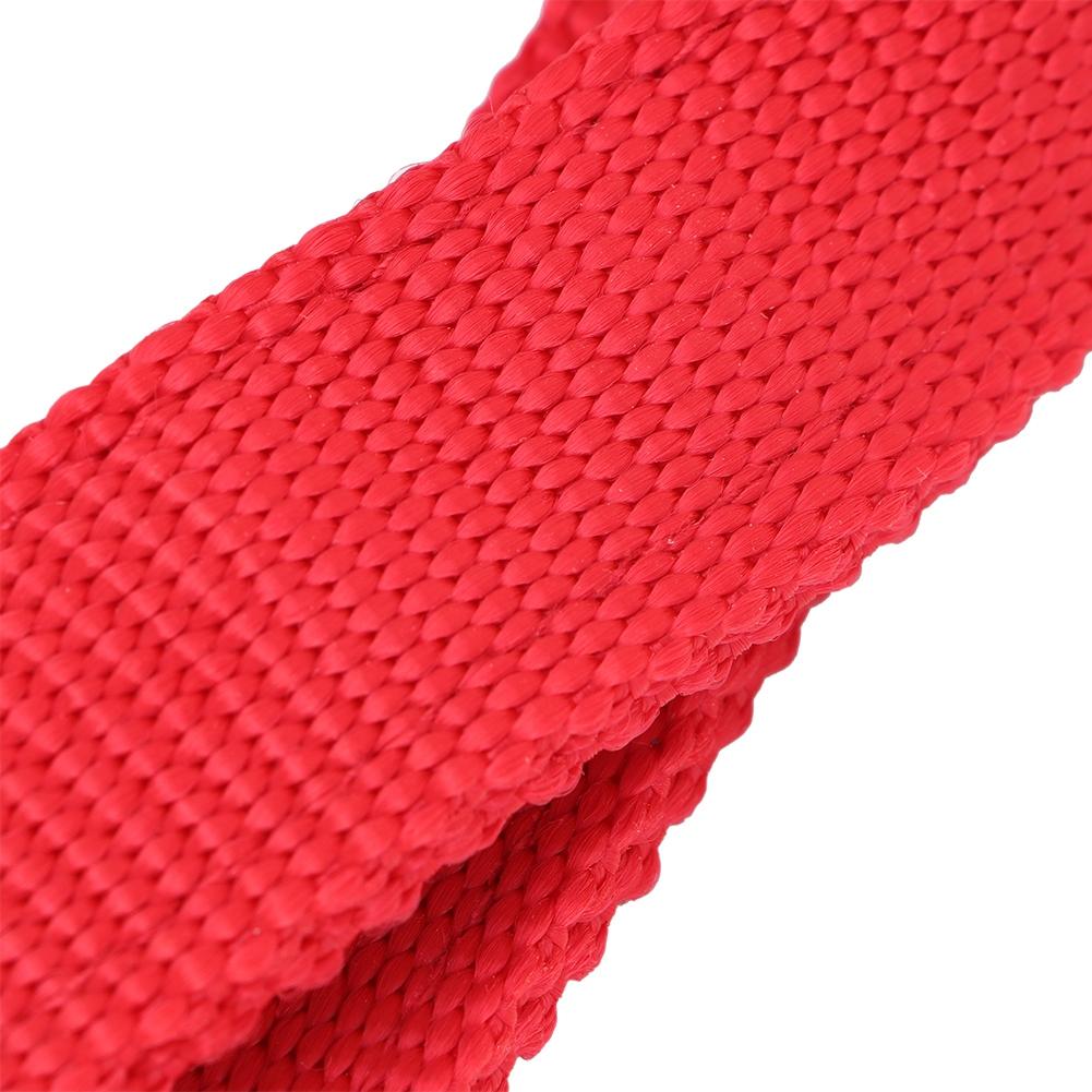 Briglia per Cavallo Regolabile Colore Rosso Ispessito 6mm Cavezza di Controllo Accessori per Equitazione