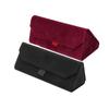 1/2/3PCS Velvet Triangle Folding Glasses Women Case Elegant Sunglasses Case Purse Hard Men Elegant Reading Glasses Box NEW