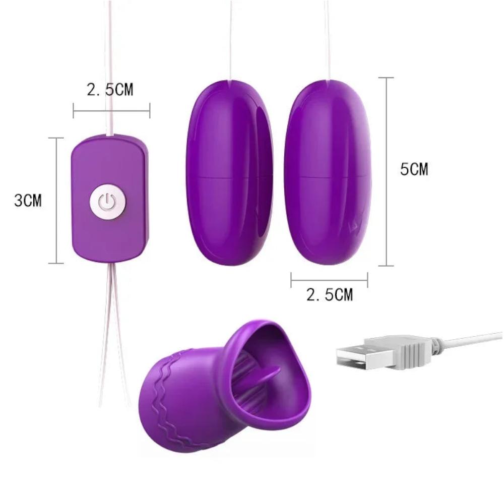 G Spot Tongue Licking Egg S Vagina Clitoris Stimulate Toys Vibrating Eggs