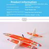 with LED Light Hand Throwing Flying Airplane USB Rechargeable DIY Aircraft Model Toy