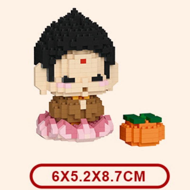 Kleine Fee, Gott des Glücks, Mond, alte Schaufensterpuppe, Bausteinpuppe, Kinderspielzeug, kreative Ornamente