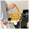 Cute Cartoon Duck Canvas Crossbody Bag for Women, Trendy Pop Butt Shoulder Purse, Street Style Fashion Phone Bag