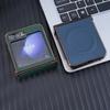 For Samsung Galaxy Z Flip 7 6 5 4 3 Lychee Texture Leather Magnetic Anti-Fingerprint Drop-Proof Folding Phone Case