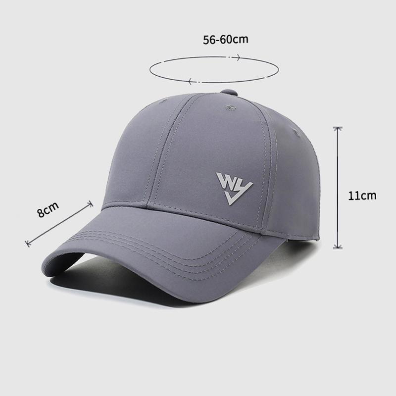 Sunscreen Cap Unisex Outdoor Quick-Dry Baseball Cap Letter Sun Hat