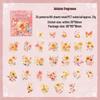 Yuezhen Four Seasons Floral Language Retro PET Stickers for Journals
