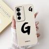 For Realme C71 2025 Case RMX5303 Cover Cute Lucky Initial Letters Soft Silicone Lens Protective Covers For RealmeC71 C 71 Bumper