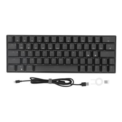 Mechanická klávesnice 64 kláves Bezdrátová 2.4G BT3.0 5.0 Typ C Drátové připojení Ergonomický design Černá