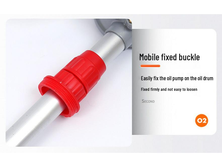 Portable Hand-Crank Aluminum Oil Pump – Quick Self-Priming Diesel Extractor