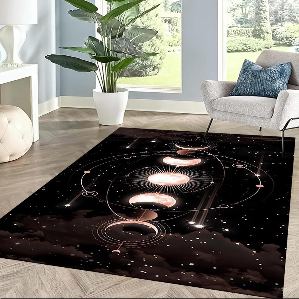 Celestial Harmony Floor Mats for Living Room, Bedroom and Room Decoration Are Suitable for Gifts.