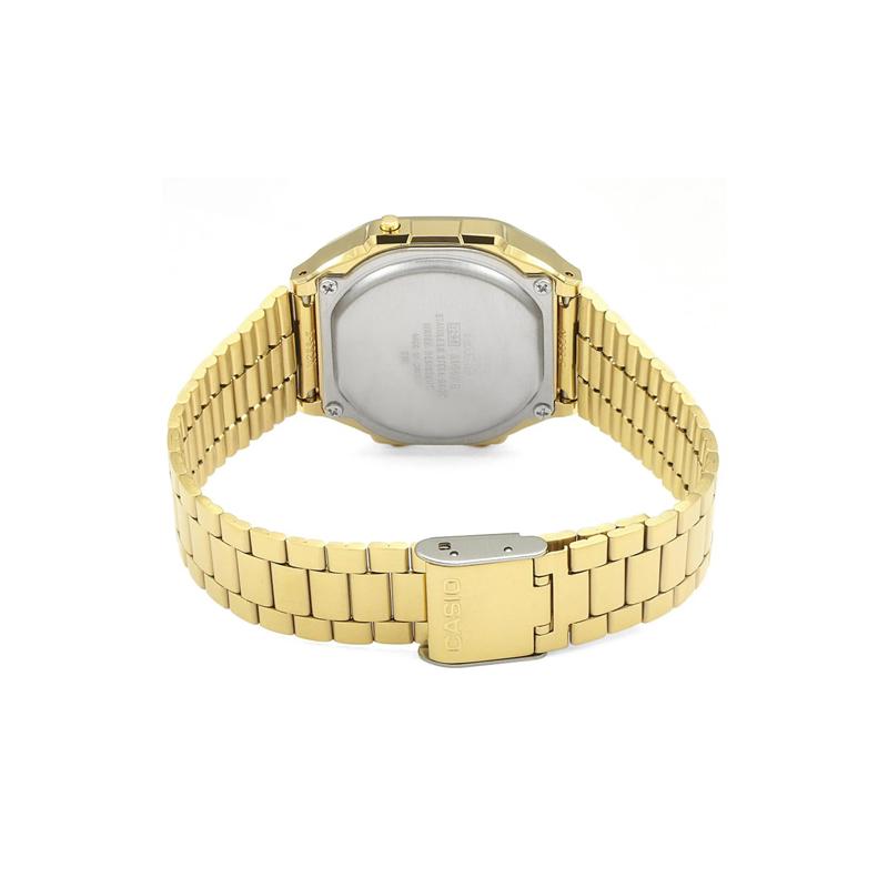 Casio VINTAGE series-A168 retro classic small square quartz movement resin strap Japanese and Korean watch men's watch gold dial A168WEGM-9