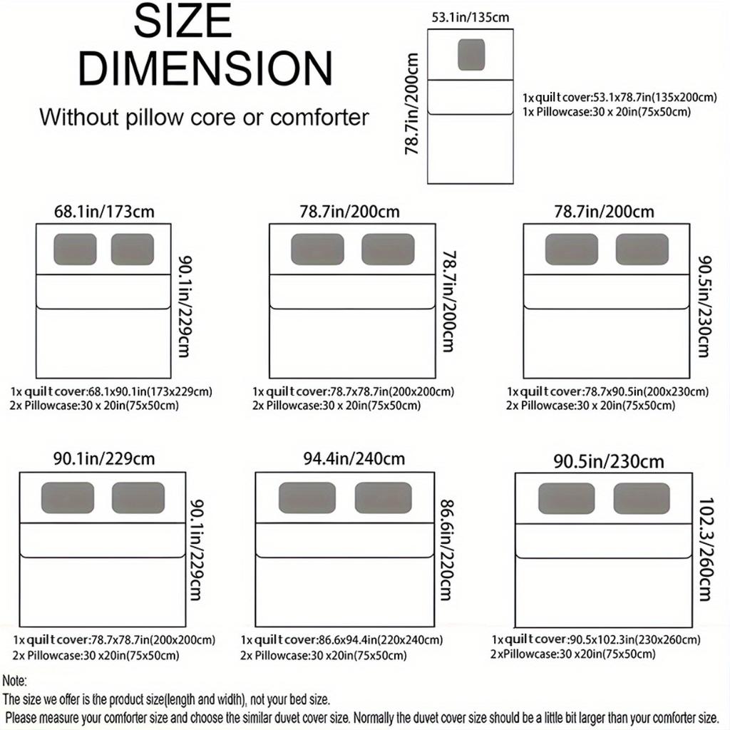 2/3Pcs Wild Style Black Orange Motorcycle Pattern Duvet Cover Set, Multicolor HD Print Coreless Bedding with Pillowcases, Soft C