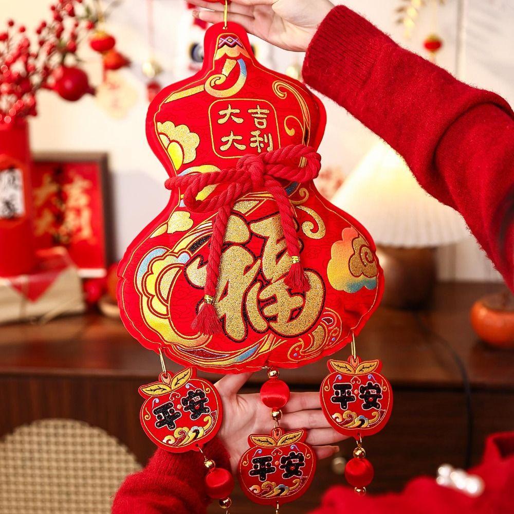 3D Fortune Character Pendant 2026 Horse Year New Year Wall Pendant Home Door Decoration