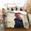 Cool Mikoto Suoh Flame Homra Group Character Collage Poster Duvet Cover Set For K Project Anime Collectors
