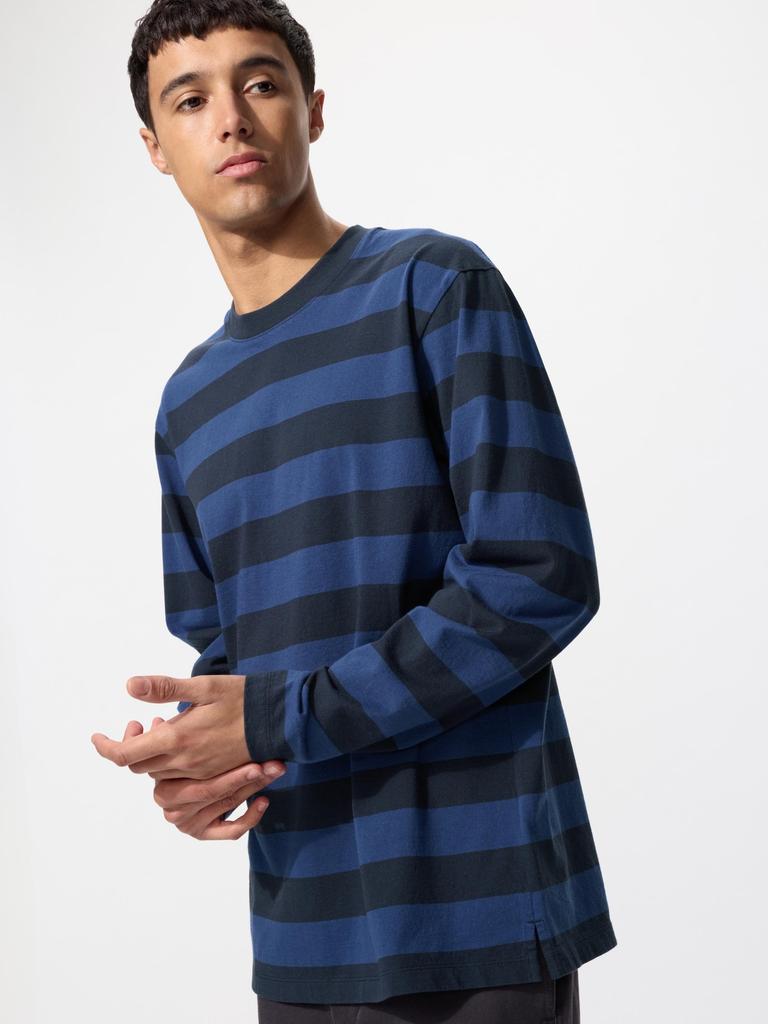 Uniqlo STripe T Long Sleeve  Wide