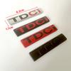 DTNS3 3D Metal Red Black TDCI Logo Emblem Car Front Grill Badge For Ford Fiesta Kuga Mondeo MK3 Focus MK2 TDCI Sticker Accessories