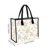 Floral Tote Bag Stylish Daily Shopping Shoulder Bag Large Capacity Casual Carry Bag for Women