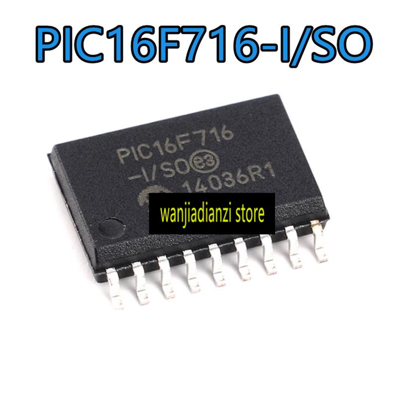 

Новий та оригінальний PIC16F716-I/SO Восьмирозрядний флеш-мікроконтролер SOP18 Мікроконтролер мікросхеми мікроконтролера IC, PIC16F716