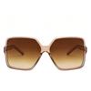 Brand Designer Fashion Oversized Sunglasses Women Plastic Female Big Frame Gradient Sun Glasses Uv400