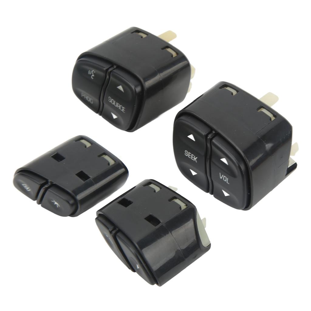 4pcs Steering Wheel Button Set 21997738 Replacement for 1500 2003‑2009