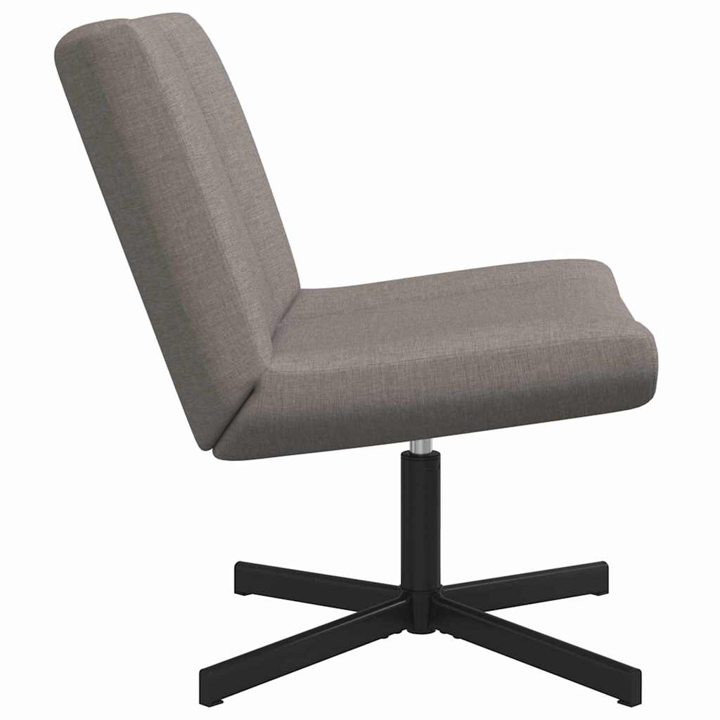Swivel Chair Beige 63 x 75 x 76 cm Fabric