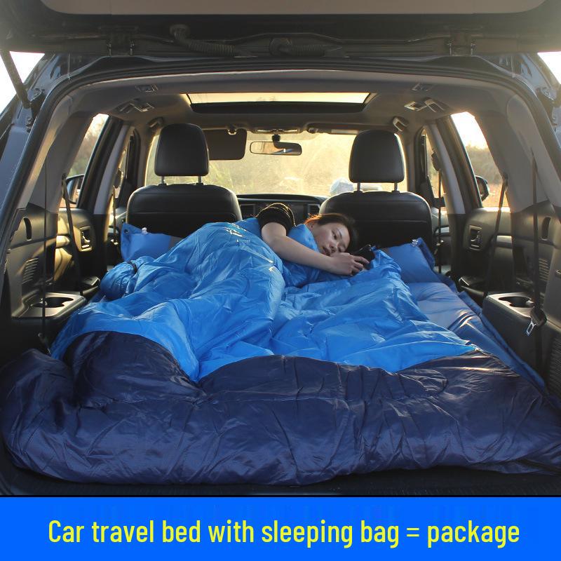 SUV Car Travel Inflatable Mattress & Sleeping Bag Combo