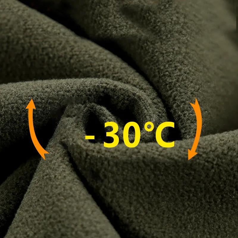 Pánská podzimní zimní venkovní maskáčová zateplená bunda s límečkem, fleecová bunda a kalhoty, 2dílná sada