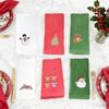 Christmas Towels Skin-Friendly Handkerchief Winter Snowman Hand Towel For Beach Trips Hiking Gardening Casual Outings Vacations