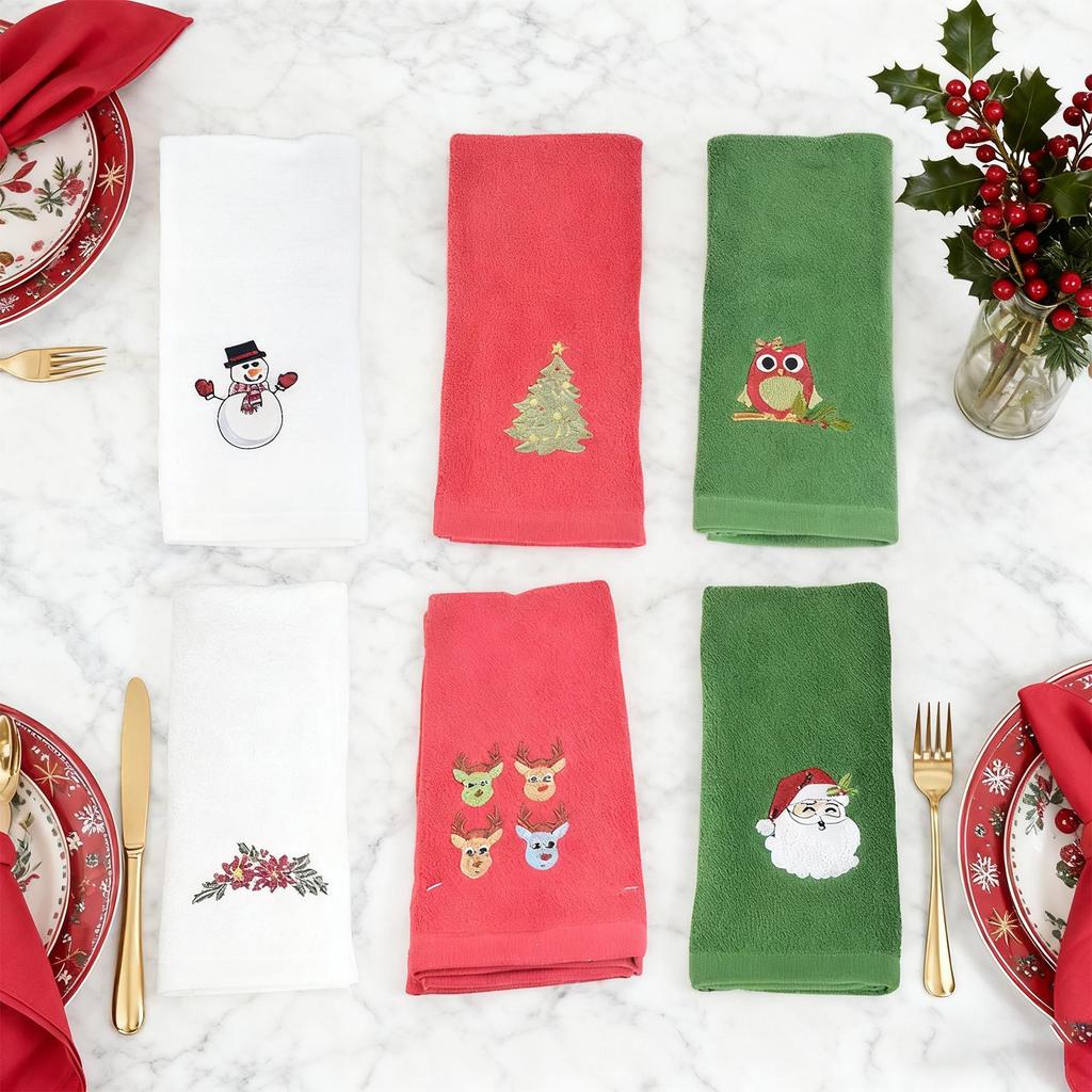 Christmas Towels Skin-Friendly Handkerchief Winter Snowman Hand Towel For Beach Trips Hiking Gardening Casual Outings Vacations
