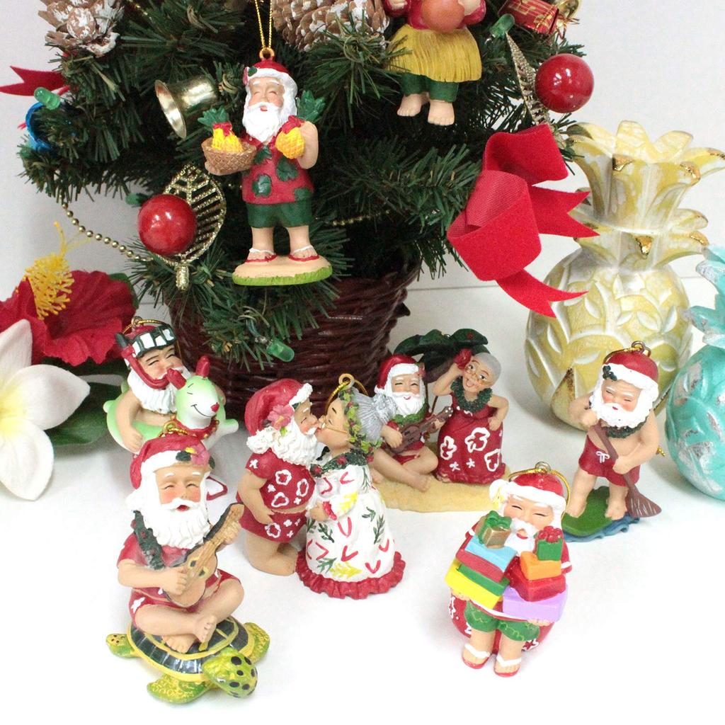 Hawaiianischer Weihnachtsmann Weihnachtsschmuck [B] Bounty