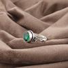 Green Emerald Gemstone Ring Jewelry, Handmade Gorgeous Silver Ring , 925 Sterling Silver Jewelry For Wedding Gift