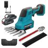 2 IN 1 Cordless Electric Hedge Trimmer Shears 21v Rechargeable Handheld Grass Cutter Garden Hedge Trimmer Fit Makita 18V Battery