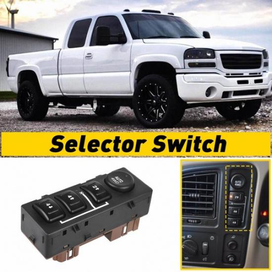 4WD Selector Control Switch For 03-07 Silverado/Sier<Wbr/>Ra 1500 2500HD 03-04 3500 EK