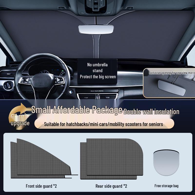 Front Windshield Summer Car Sunshade - Heat Insulation Sun Protection Cover