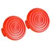 HT10-401-002-01 2Pcs Trimmer Spool Cap Cover Red Fit For Hyper Tough 40V MAX 13 Inch GT500WU HT19-401-003-03 HT18-401-004-01